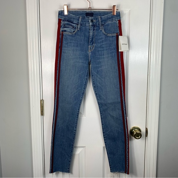 MOTHER Denim - Mother The Looker Ankle Fray Jeans Women’s Size 25